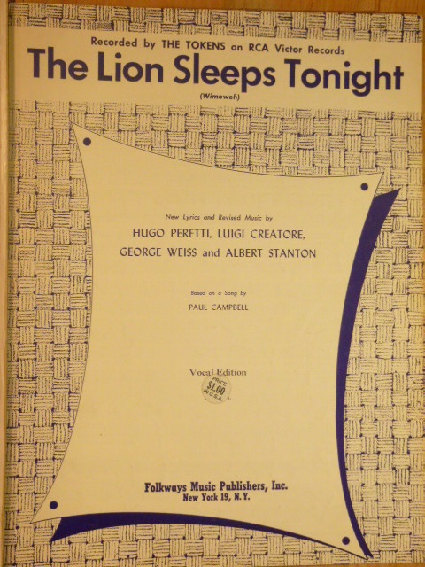 The Lion Sleeps Tonight