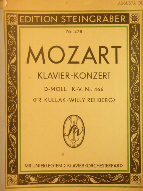 Piano Concerto D-Moll KV 466
