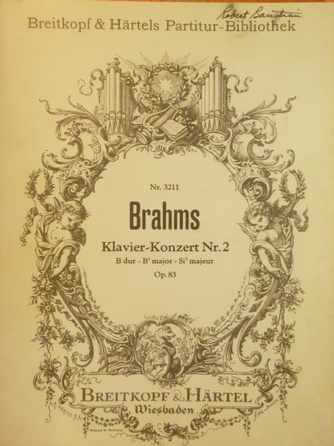 Piano Concerto No. 2 B flat major Op 83