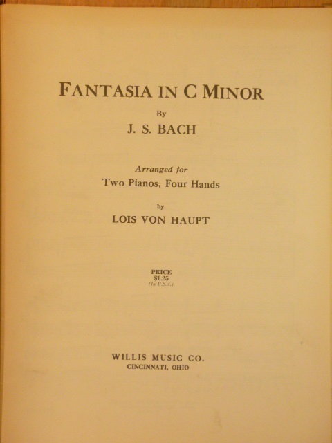 Fantasia in C Minor