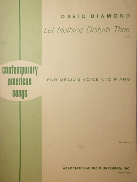 Let Nothing Disturb Thee
