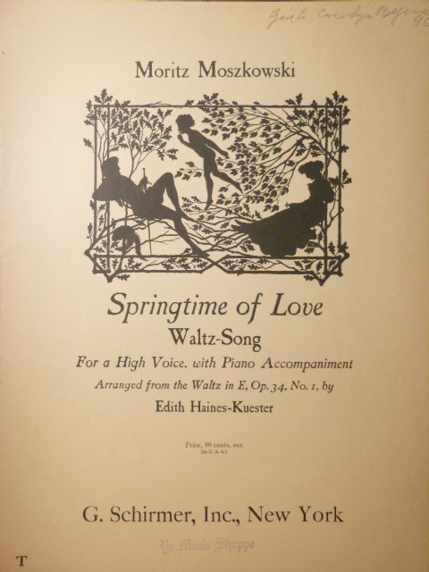 Springtime of Love, Op 34 No 1