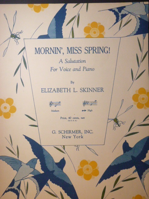Mornin', Miss Spring!