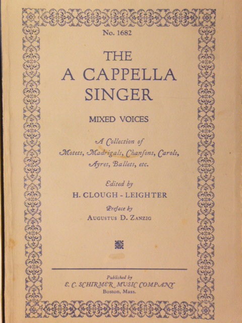 ALBUM: The A Cappella Singer
