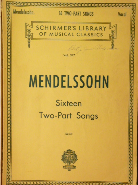 ALBUM: Sixteen Two-Part Songs