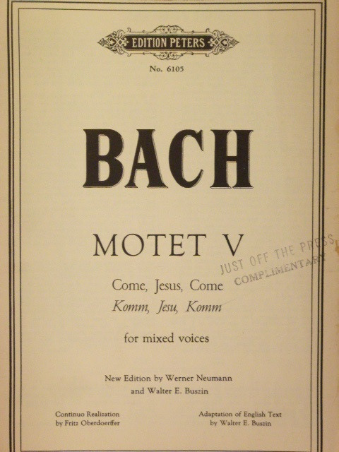 Komm, Jesu, Kom (Come, Jesus, Come)