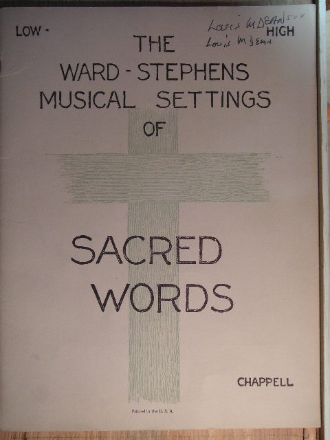 ALBUM: The Ward-Stephens Musical Setting of Sacred Words
