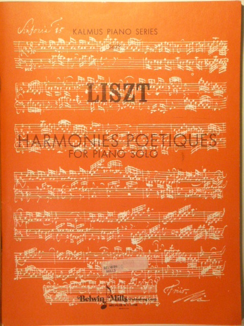 Harmonies Poetiques (and Religieuses)
