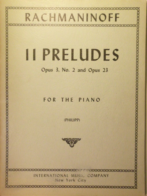 Eleven Preludes Op. 3, No. 2 and Opus 23