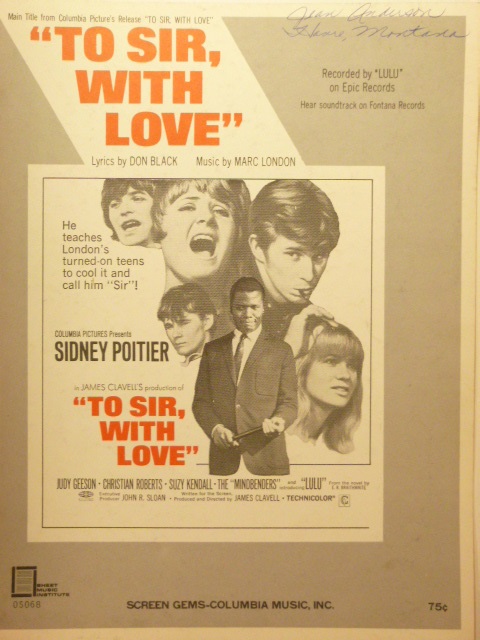 To Sir, With Love