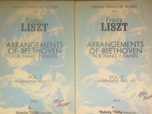 Arrangements of Beethoven Symphonies (2 Volumes)