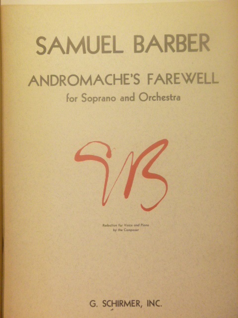 Andromache's Farewell