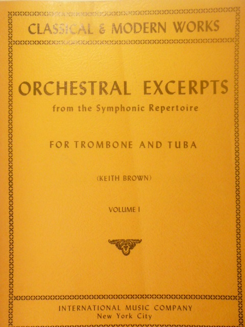 Orchestral Excerpts for Trombone and Tuba