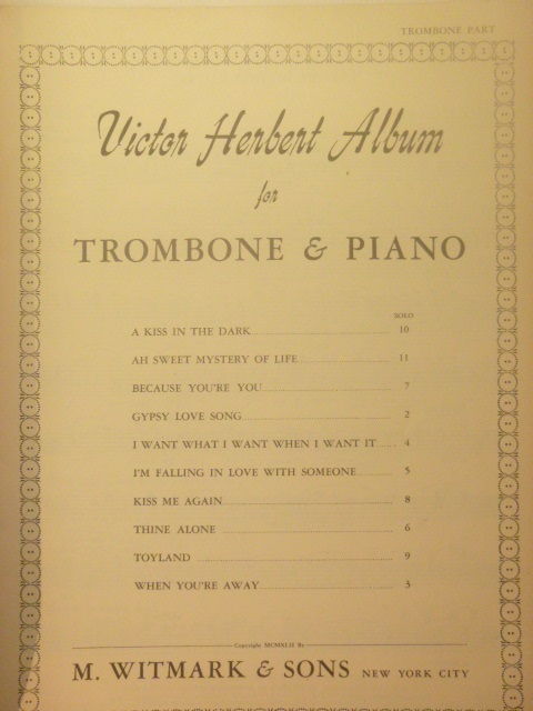 ALBUM: Album for Trombone & Piano
