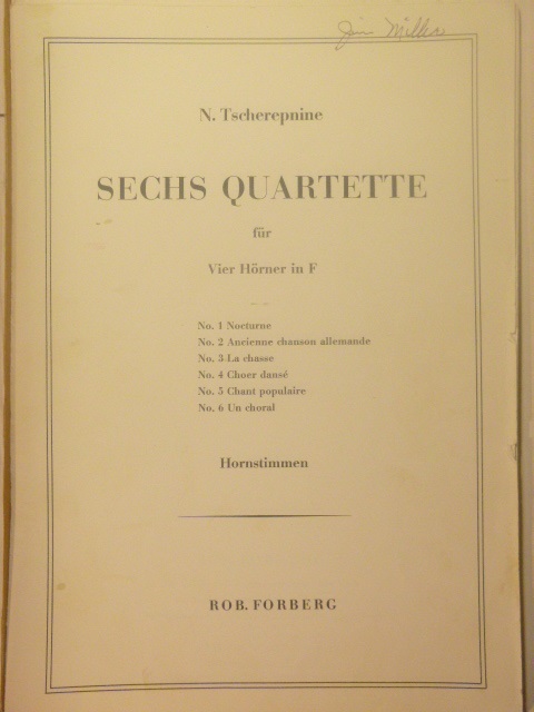 Sechs Quartette