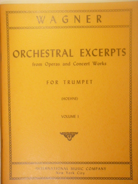ALBUM: Orchestral Excerpts for Trumpet, Volume 1