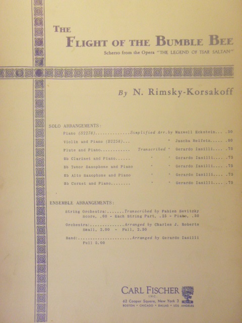 The Flight of the Bumble Bee