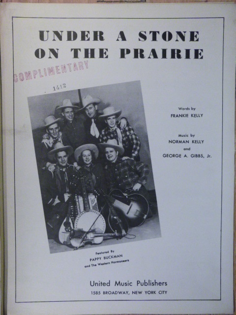 Under A Stone On The Prairie