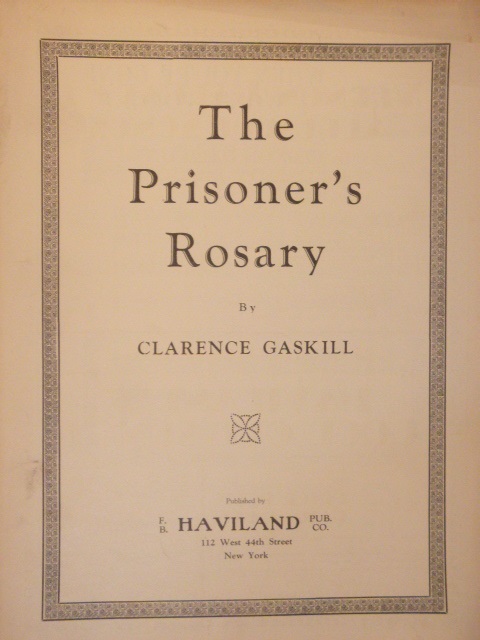 The Prisoner's Rosary