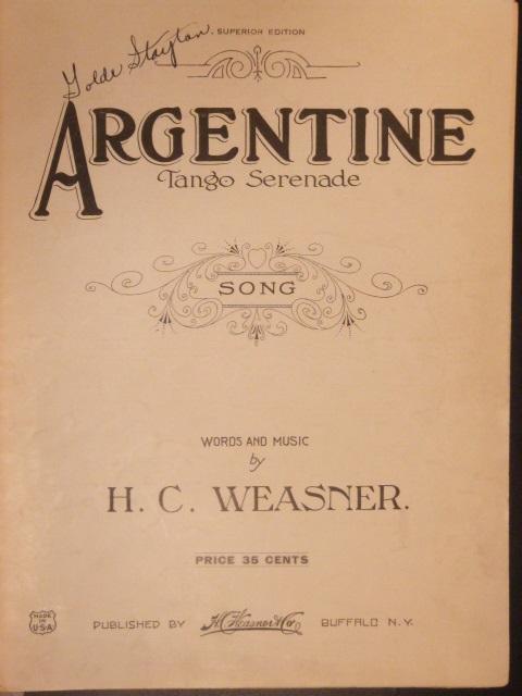 Argentine Tango Serenade