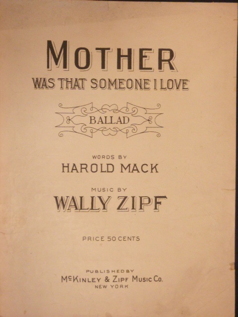 Mother (Was That Someone I Love)