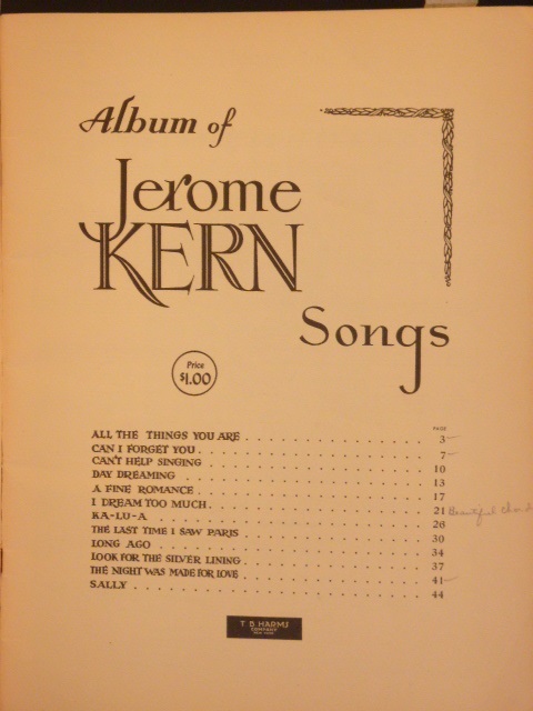 ALBUM: Jerome Kern Songs