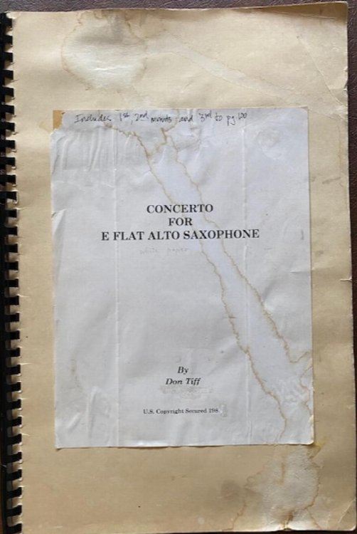 Concerto for E-flat Alto Saxophone (INC)