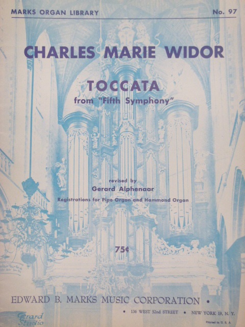 Toccata from 5th Symphony