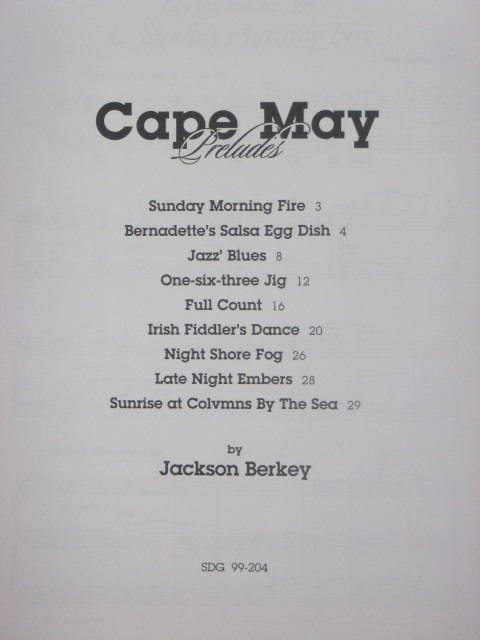 Cape May Preludes