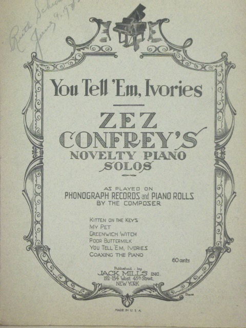 You Tell 'Em, Ivories