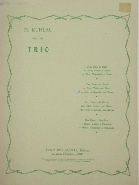 Trio Op. 119
