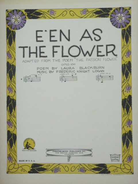 E'en As The Flower