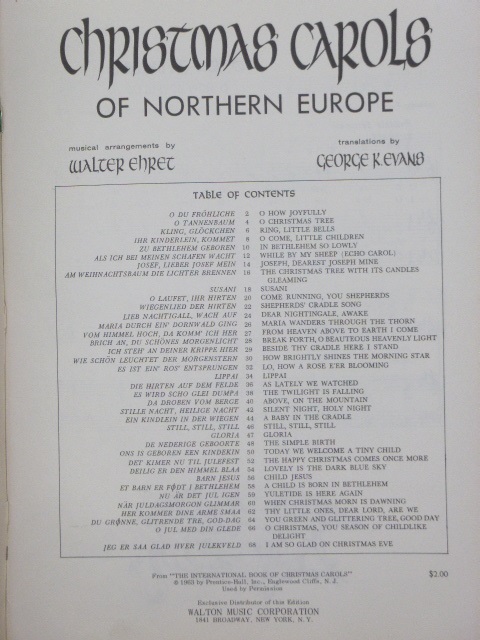 ALBUM: Christmas Carols of Northern Europe