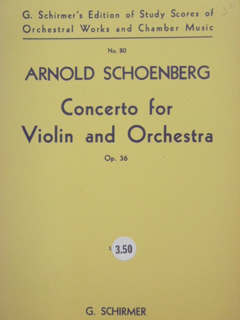 Concerto for Violin and Orchestra Op. 36