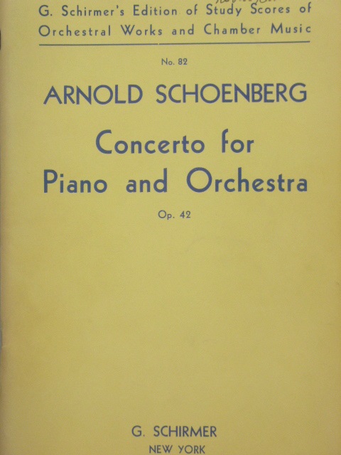 Concerto for Piano and Orchestra Op. 42
