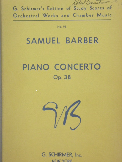 Piano Concerto Op. 38