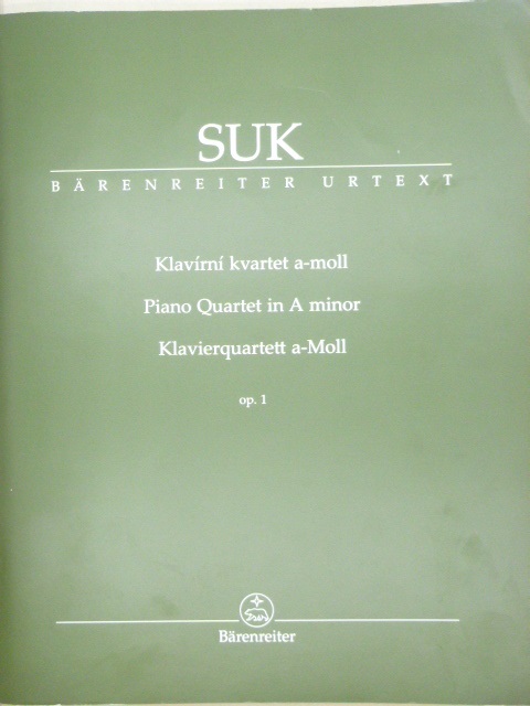 Piano Quartet in A Minor Op. 1