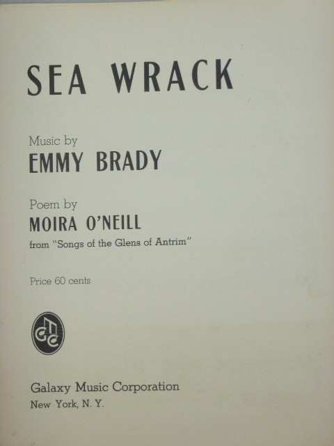 COLLECTION: Songs of the Glens of Antrim (3)