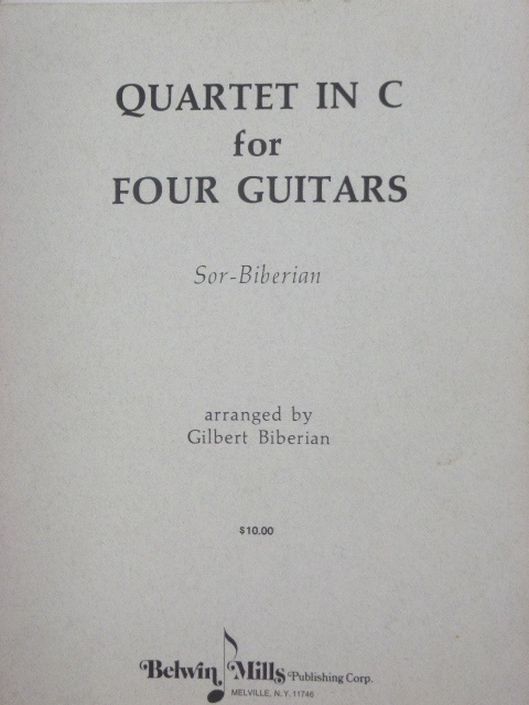 Quartet in C for Four Guitars