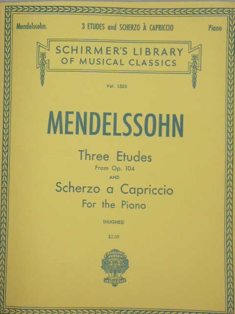 Three Etudes Op. 104/Scherzo a Capriccio