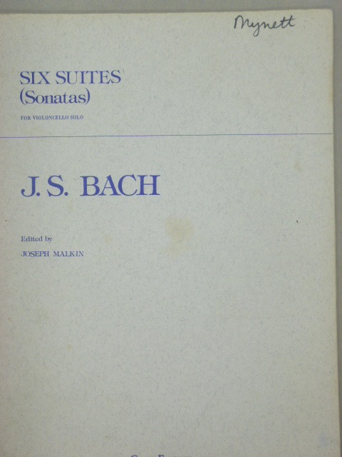 Six Solo Suites for Violincello