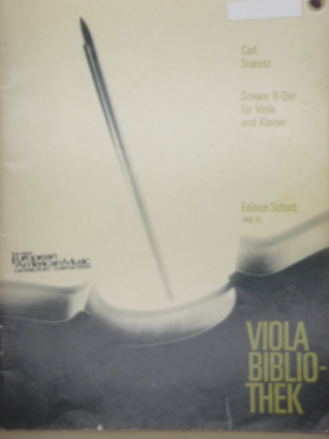 Sonate B Major for Viola and Piano