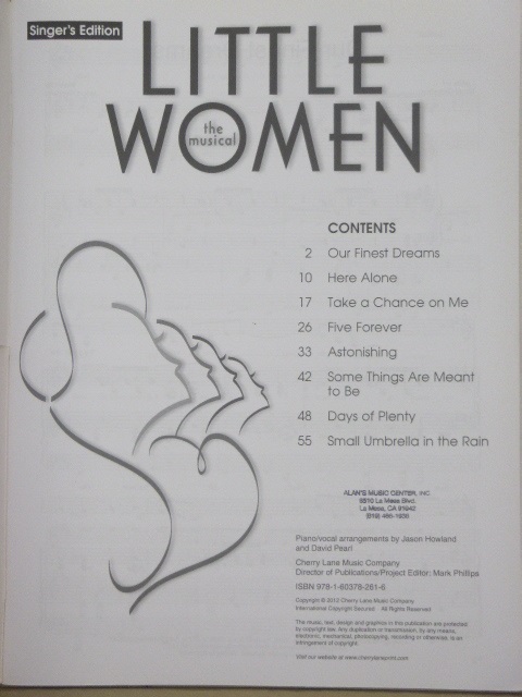 Little Women (Album Vocal Selections) +CD