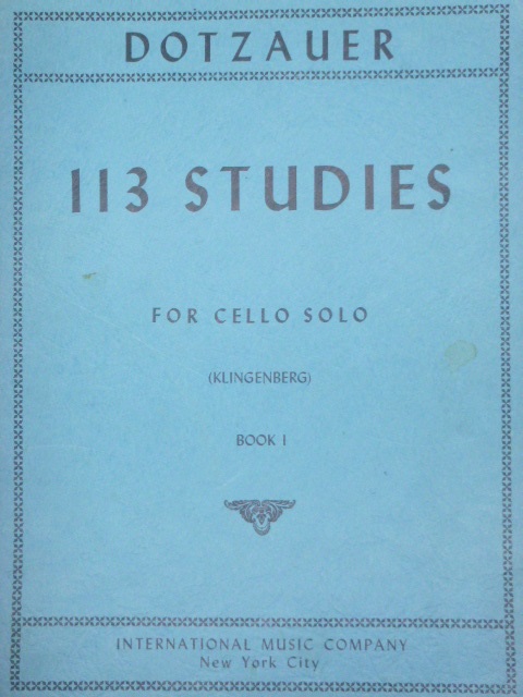 113 Studies for Cello Solo Nos. 1-34