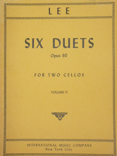 Six Duets for Two Cellos Op. 60 Nos. 4-6