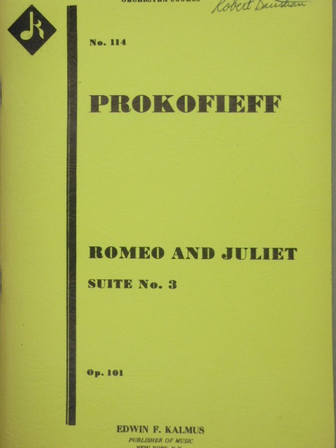 Romeo and Juliet Suite No. 3 Op. 101