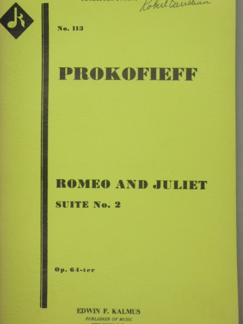 Romeo and Juliet Suite No. 2 Op. 64-ter