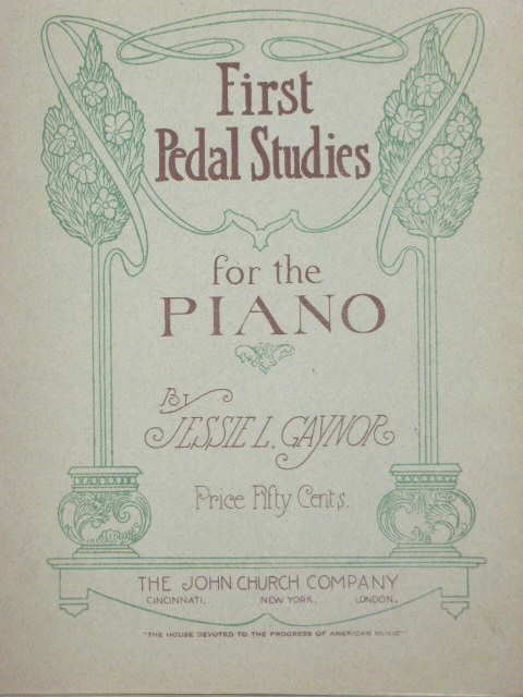First Pedal Studies for the Piano