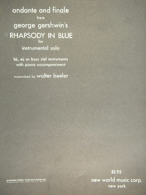 Andante and Finale (from 'Rhapsody in Blue')