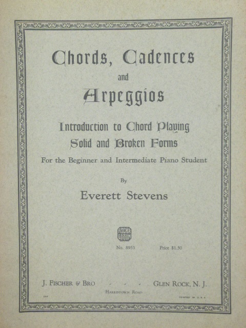 Chords, Cadences and Arpeggios